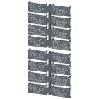 SIEMENS - Set di targhette per apparecchio multifunzione, 2CO, set di targhette (1 pezzo) con 16 funzioni 3RP29010B