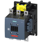 SIEMENS - Contattore, AC-3e, 225 A/110 kW/400 V, a 3 poli, AC/DC 200 ... 277 V, ingresso PLC F, 2NO+2NC, sbarra di collegamento/morsetti a vite