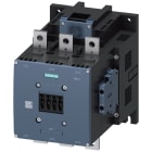 SIEMENS - Contattore, AC-3e, 500 A/250 kW/400 V, a 3 poli, AC/DC 42 ... 48 V, 2NO+2NC, sbarra di collegamento/morsetti a vite