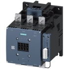 SIEMENS - Contattore, AC-3e, 500 A/250 kW/400 V, a 3 poli, AC/DC 96 ... 127 V, ingresso PLC opzionale, 1NO+1NC, sbarra di collegamento/morsetti a vite