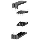 SIEMENS - Adattatore per pin a saldare per contattori con blocchetto di contatti ausiliari a 4 poli montato