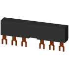 SIEMENS - Sbarre collettrici trifase, interdistanza modulare di 55 mm per 2 interruttori, attacchi a forcella