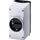 SIEMENS - Custodia per montaggio sporgente in materiale isolante IP55, morsetto N e morsetto P, lucchettabile in posizione O