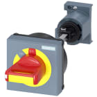 SIEMENS - Comando rotativo bloccoporta OFF di emergenza, S00...S3, albero da 130 mm 3RV29261C