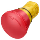 SIEMENS - Pulsante a fungo di ARRESTO DI EMERGENZA, 16 mm, rotondo, in plastica, colore rosso