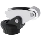 SIEMENS - Testina di comando per interruttori di posizione 3SE51/52, leva angolare con rotella, leva in acciaio inox