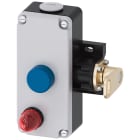 SIEMENS - Interruttore a fune SIRIUS + leva, custodia in metallo, 2 x M25 x 1,5, 2NO+2NC, con blocco EN ISO 13850