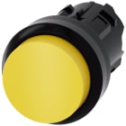 SIEMENS - Pulsante, 22 mm, rotondo, in plastica, colore giallo, bottone