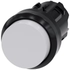 SIEMENS - Pulsante, 22 mm, rotondo, in plastica, colore bianco, bottone