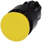 SIEMENS - Pulsante a fungo, 22 mm, rotondo, in plastica, colore giallo, 30 mm