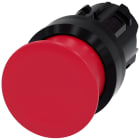SIEMENS - Pulsante a fungo, 22 mm, rotondo, in plastica, colore rosso, 30 mm,
