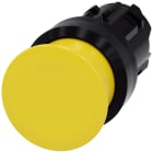 SIEMENS - Pulsante a fungo, 22 mm, rotondo, in plastica, colore giallo, 30 mm