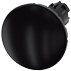 SIEMENS - Pulsante a fungo, 22 mm, rotondo, in plastica, colore nero, sblocco a rotazione, 60 mm