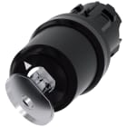 SIEMENS - Selettore a chiave Siemens, C, con controllo, 22 mm, rotondo, in plastica, estrazione O