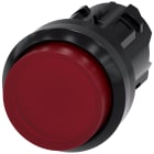 SIEMENS - Pulsante, illuminato, 22 mm, rotondo, in plastica, colore rosso, bottone