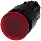 SIEMENS - Pulsante a fungo, illuminato, 22 mm, rotondo, in plastica, colore rosso, 30 mm
