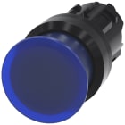 SIEMENS - Pulsante a fungo, illuminato, 22 mm, rotondo, in plastica, colore blu, 30 mm