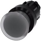SIEMENS - Pulsante a fungo, illuminato, 22 mm, rotondo, in plastica, trasparente, 30 mm