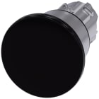SIEMENS - Pulsante, 22 mm, rotondo, in metallo lucido, colore nero
