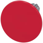 SIEMENS - Pulsante a fungo, 22 mm, rotondo, in metallo lucido, colore rosso, 60 mm