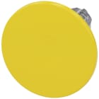 SIEMENS - Pulsante a fungo, 22 mm, rotondo, in metallo lucido, colore giallo, 60 mm