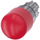 SIEMENS - Pulsante a fungo di ARRESTO DI EMERGENZA, 22 mm, rotondo, in metallo lucido, colore rosso, 30 mm