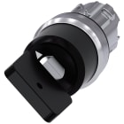 SIEMENS - Selettore a chiave Siemens, C, 22 mm, rotondo, in metallo, lucido, estrazione chiave O