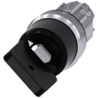 SIEMENS - Selettore a chiave Siemens, C, 22 mm, rotondo, in metallo, lucido, estrazione chiave O