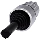 SIEMENS - Manipolatore joystick, 22 mm, rotondo, in metallo lucido, colore nero, verticale, permanente