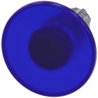 SIEMENS - Pulsante a fungo, illuminato, 22 mm, rotondo, in metallo lucido, colore blu, 60 mm