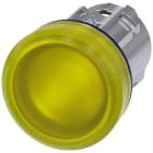 SIEMENS - Indicatore luminoso, 22 mm, rotondo, in metallo lucido, colore giallo, gemma, liscia 3SU10516AA300AA0