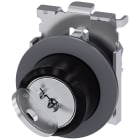 SIEMENS - Selettore a chiave RONIS, 30 mm, rotondo, in metallo opaco, estrazione chiave O