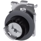 SIEMENS - Selettore a chiave RONIS, 30 mm, rotondo, in metallo opaco, estrazione chiave O