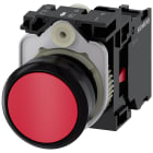 SIEMENS - Pulsante, 22 mm, rotondo, in plastica, colore rosso, bottone, 1NC