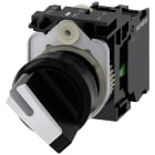 SIEMENS - Selettore, illuminabile, 22 mm, rotondo, in plastica, bianco, verde, 1 NO