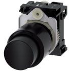 SIEMENS - Pulsante, 22 mm, rotondo, in plastica, colore nero, bottone