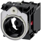 SIEMENS - Supporto per 3 moduli, 1NC, modulo LED, colore rosso, AC/DC 6 ... 24 V