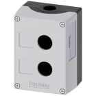 SIEMENS - Pulsantiera per dispositivi di comando, 22 mm, rotondi, in metallo, colore grigio, 2 punti di comando
