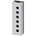 SIEMENS - Pulsantiera per dispositivi di comando, 22 mm, rotondi, in metallo, colore grigio, 6 punti di comando