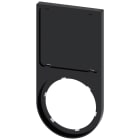 SIEMENS - Portatarghetta, piatto, arrotondato, colore nero, per targhetta identificativa 27 x 27 mm
