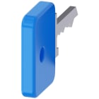 SIEMENS - Chiave per selettore a chiave O.M.R., colore azzurro