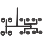 SIEMENS - Calotta di copertura e distanziale per interruttori di sicurezza RFID 3SE63