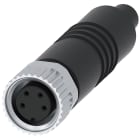 SIEMENS - Accoppiamento M8 con cavo di collegamento 5 m con connettore maschio M8 a 4 poli, per 3SE66