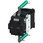 SIEMENS - Contattore gr. costr. 2, a 2 poli DC-3 e 5, 32 A, blocchetto di contatti ausiliari 22 (2NO+2NC), DC 600 V, 0,7 ... 1,2 Us