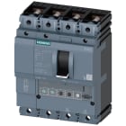 SIEMENS - interruttore automatico 3VA2 IEC frame 100 classe del potere di interruzione H Icu=85kA con 415V a 4 poli, protezione impianto ETU350, LSI, In=100A...