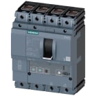 SIEMENS - interruttore automatico 3VA2 IEC frame 100 classe del potere di interruzione C Icu=110kA con 415V a 4 poli, protezione impianto ETU320, LI, In=100A...