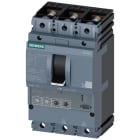 SIEMENS - interruttore automatico 3VA2 IEC frame 100 classe del potere di interruzione L Icu=150kA con 415V a 3 poli, protezione impianto ETU350, LSI, In=100...