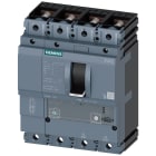 SIEMENS - interruttore automatico 3VA2 IEC frame 160 classe del potere di interruzione H Icu=85kA con 415V a 4 poli, protezione impianto ETU340, ELISA LI, In...