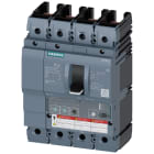 SIEMENS - Interruttore automatico 3VA6 UL Frame 150, classe del potere di interruzione H, 65 kA con 480 V a 4 poli 3VA61406HL410AA0