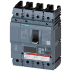 SIEMENS - Interruttore automatico 3VA6 UL Frame 250, classe del potere di interruzione C, 100 kA con 480 V a 4 poli